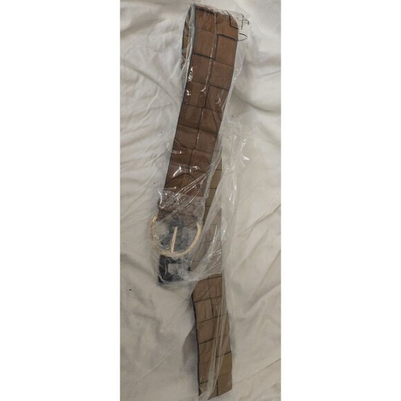 NEW Michael Kors Woven Leather Stretch Belt Size Small/Medium - Picture 6 of 6